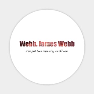 James Webb reviewering (black) Magnet